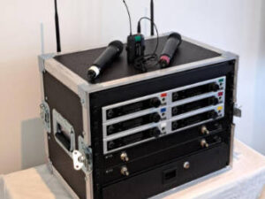 microphone rack hire lease