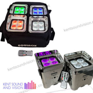 Uplighters with batteries and remote control